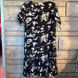 Masai Floral Black Dress